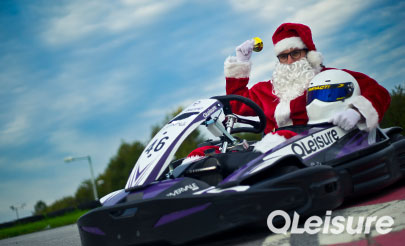 Father Christmas Go Karting West Sussex